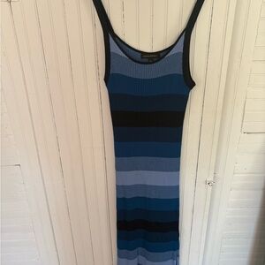 Banana Republic Maxi Dress in Blue and Black